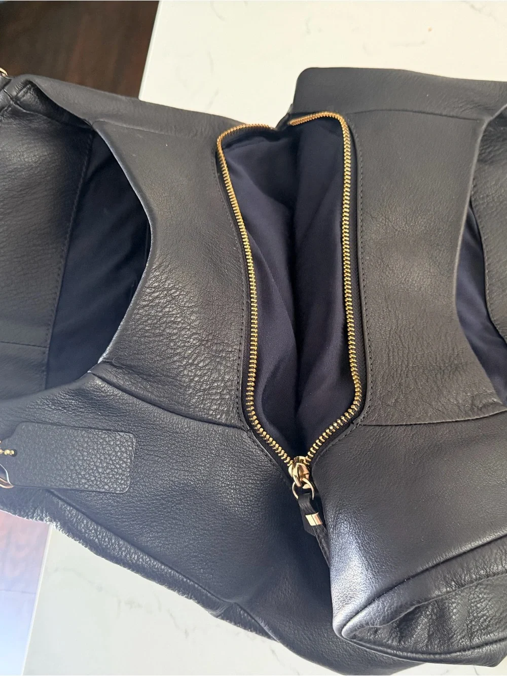Coach Madison Phoebe Pebbled Leather Satchel